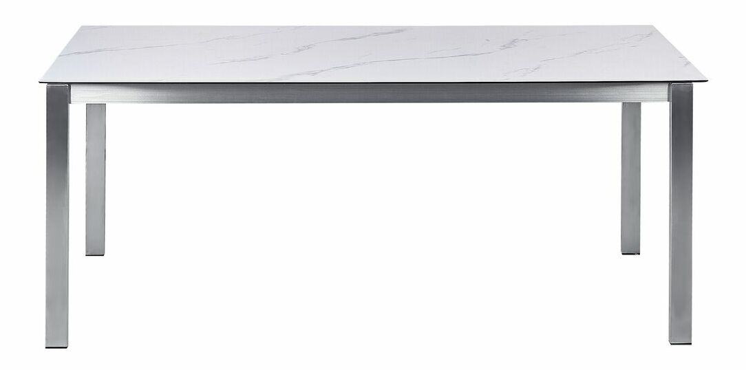 Set mobilier de grădină Cleopatra (Alb s mramorovým efektom)