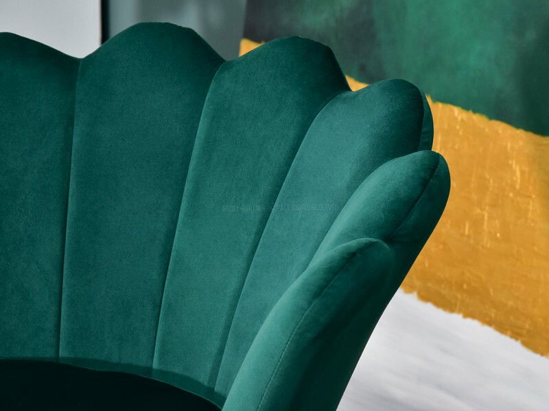 Fotoliu Lasair (verde + crom)