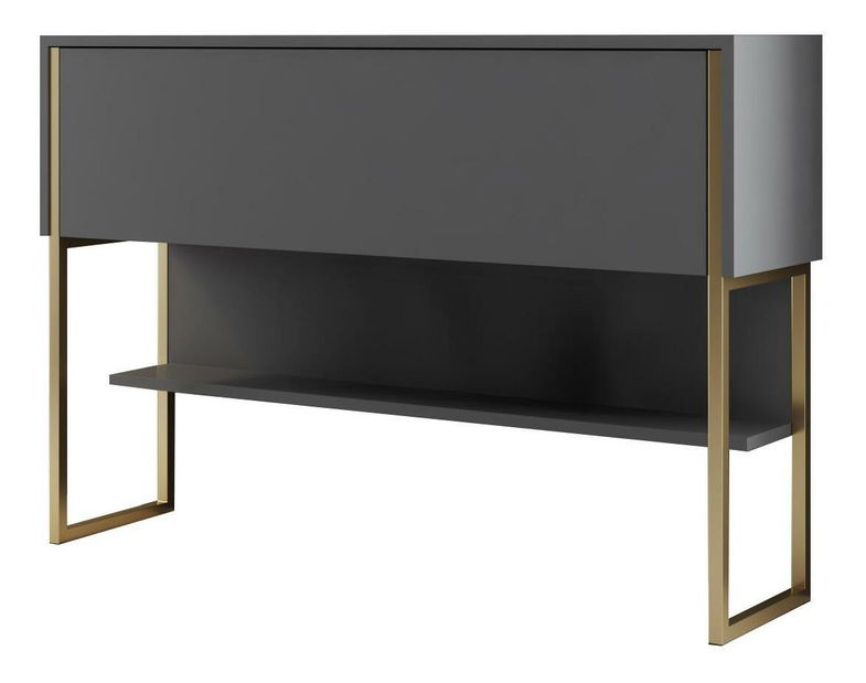 Konzolni stolić Luna 4 (zlatna + antracit)