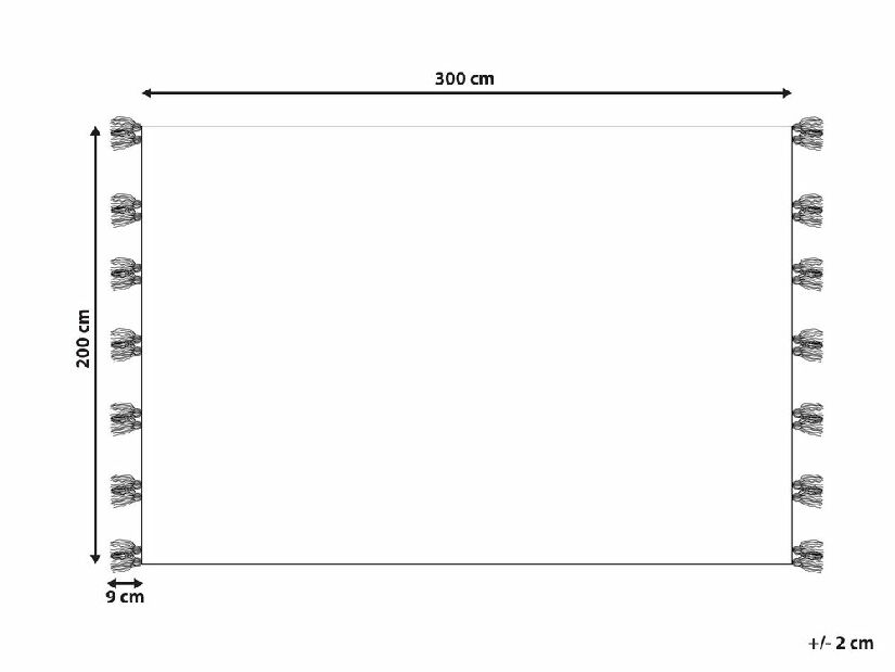 Koberec 80 x 150 cm Kans (viacfarebné)