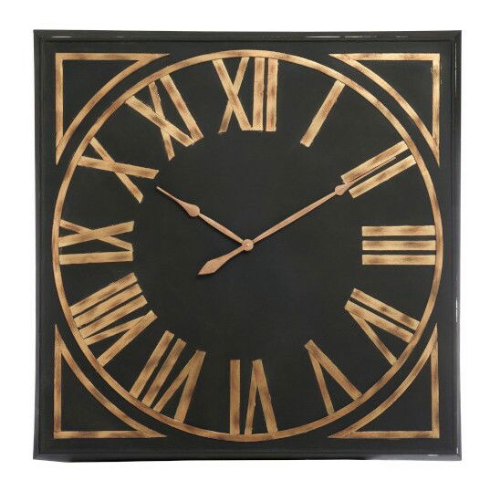 Hodiny Jolipa Nástenné (114x114x8cm) (Čierna)