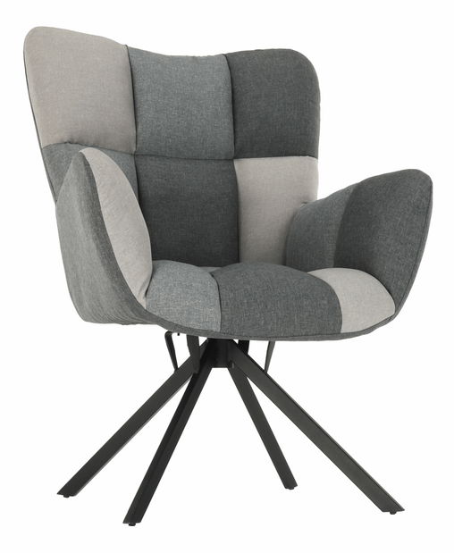 Fotoliu rotativ de design Komand (patchwork)
