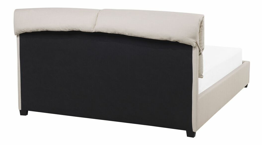 Franciaágy 160 cm BELLA (ágyráccsal) (bézs)