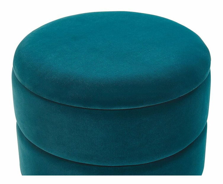 Taburet ELGEN (stofă) (albastru)