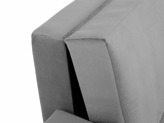 Sofa na razvlačenje Clovea Mel III (plava + svijetlosiva) (s prostorom za odlaganje)