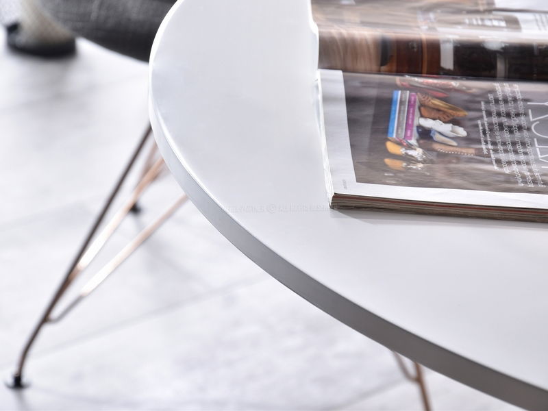 Jedálenský stôl Torpedo (biela + čierna)