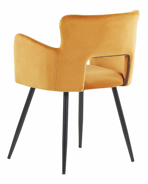 Set 2 ks jedálenských stoličiek Shelba (oranžová) 