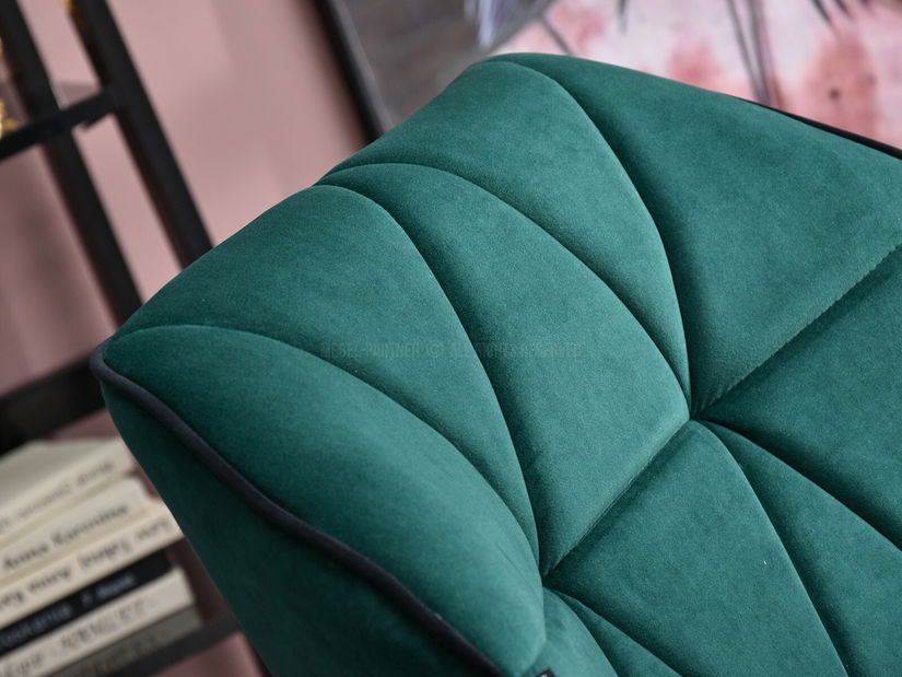 Fotoliu Velma S (verde + negru)