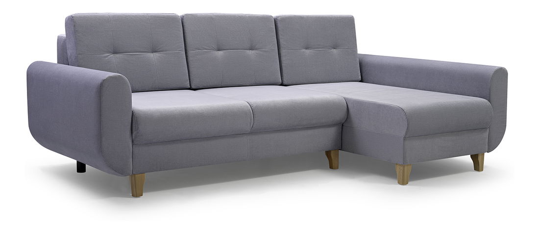 Rohová sedačka Bonny (sivá) (P)