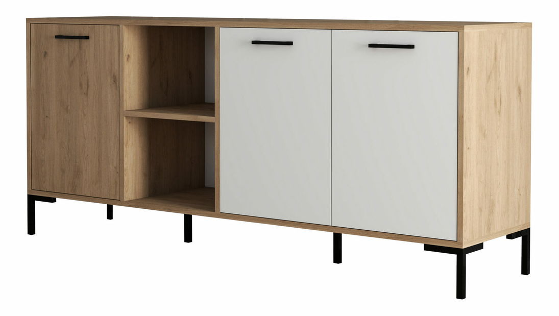 Ormarić Aura (hrast + bijela)