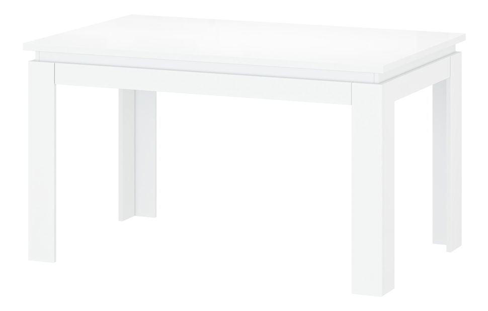 Masă de sufragerie extensibilă (pentru 4 6 persoane) Mebel Bos Leona (alb)