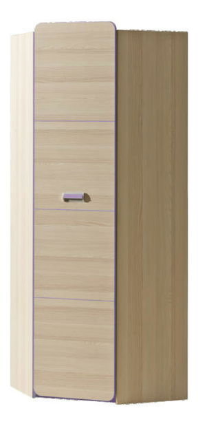 Sarok Ruhásszekrény Lavendon L14 (lila)