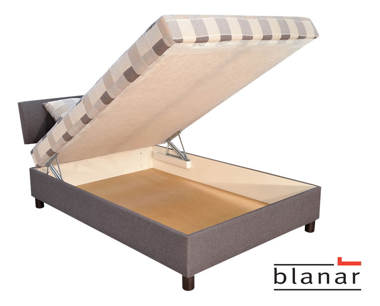 Manželská posteľ 140 cm Blanár Skate (Bolivia 40/Kerpen 58007-48) (s roštom a matracom)