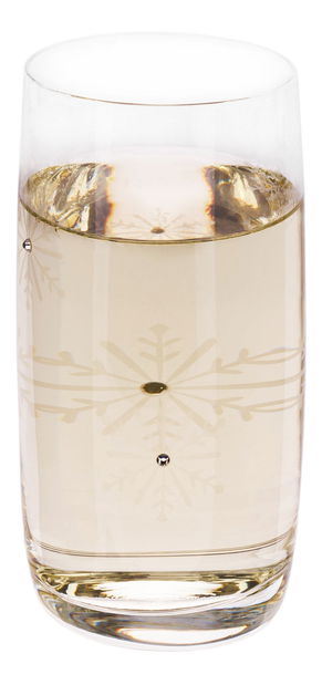 Set de 4 pahare pentru băuturi cu cristale 460ml Snouflek 