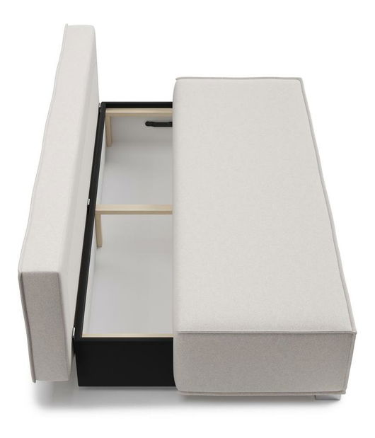 Pohovka trojsedačka Bale (krémová + strieborná)