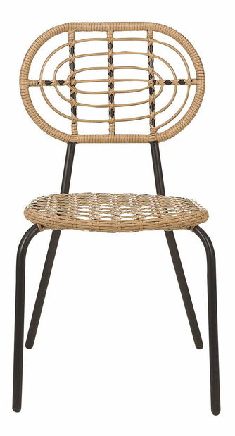 Set 4 buc scaune de grădină Praza (natural)