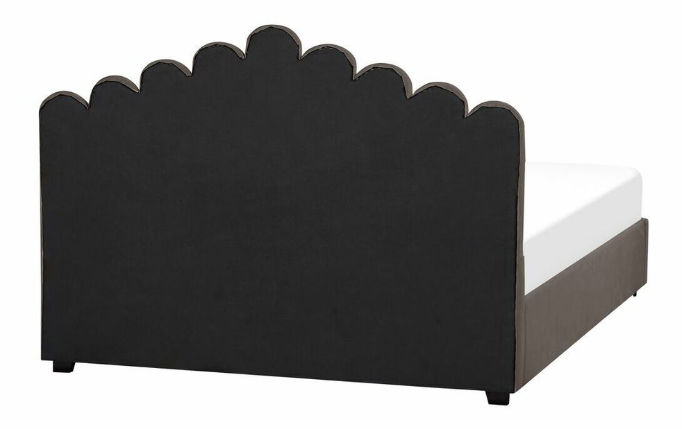 Manželská posteľ 180 cm Valhala (béžová) (s roštom a úložným priestorom)