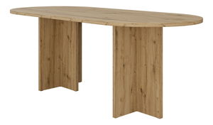 Rozkladací jedálenský stôl Lone (dub artisan)