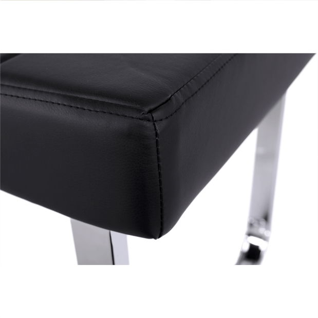 Lavica Briallen (čierna + chróm)