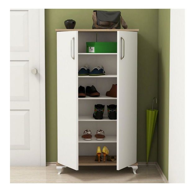 Cipősszekrény Arnie (dió + antracit)