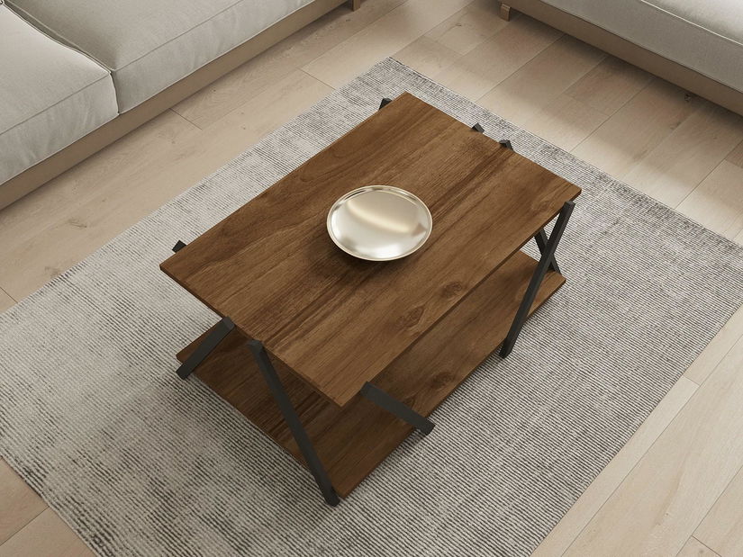 Konferenčný stolík Lesake 1 (antracit + orech) 