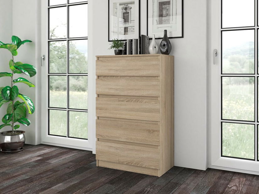 Komoda Musecalo 4 (hrast sonoma)