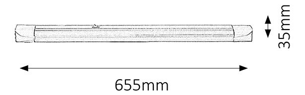 Podhľadové svietidlo Band Light 2303 (biela)