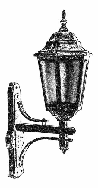 Iluminat de perete pentru exterior Bernadette (maro)