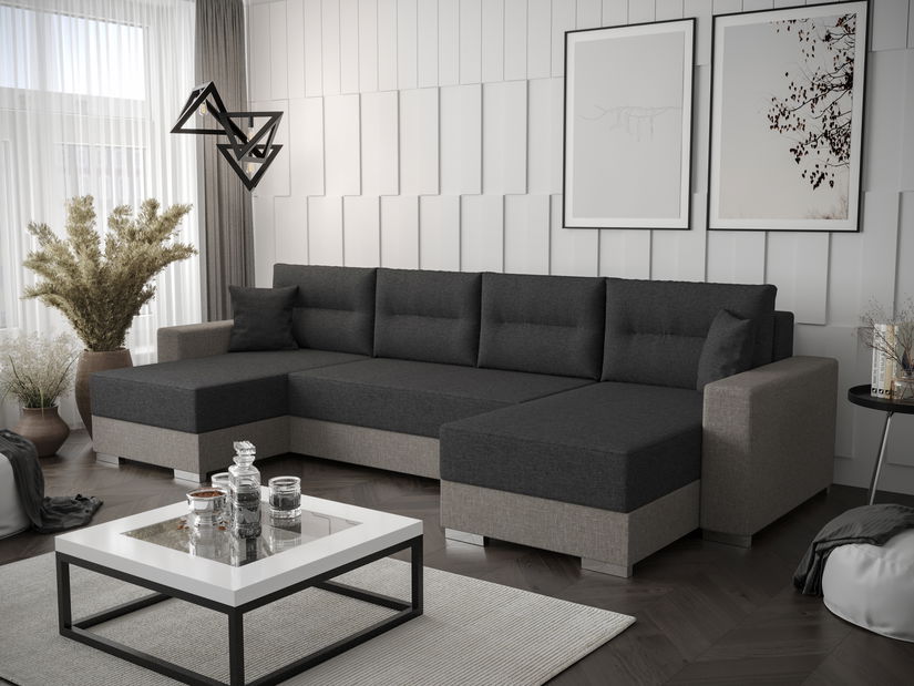 Colțar în formă de U Glide U (Gri + gri maro)