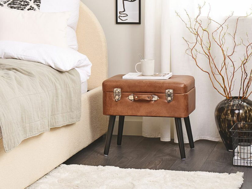 Taburetka Malita (zlatohnedá)