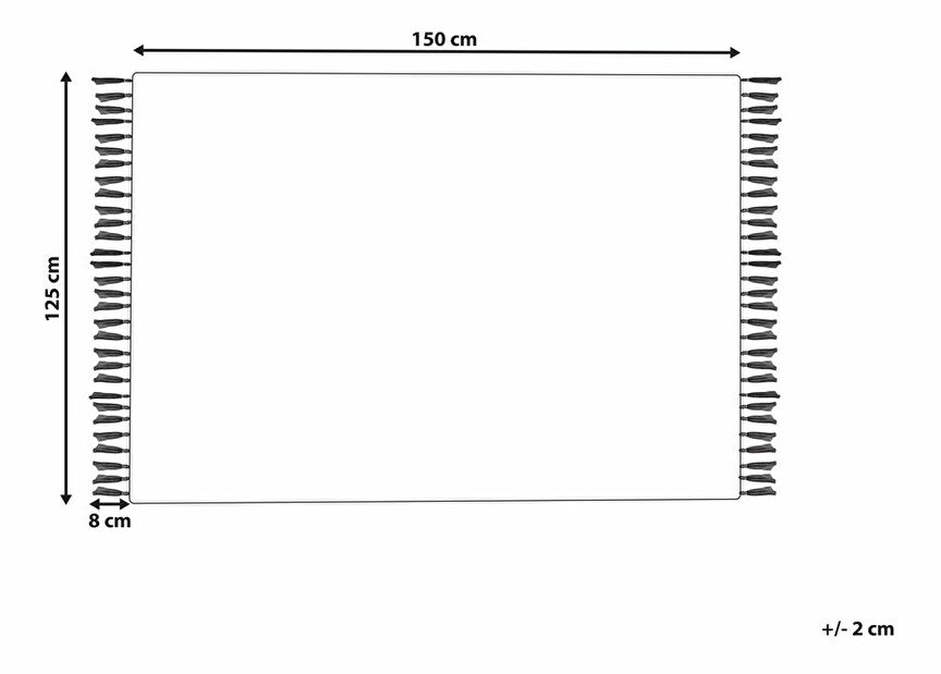 Deka 125 x 150 cm Kharty (bež)