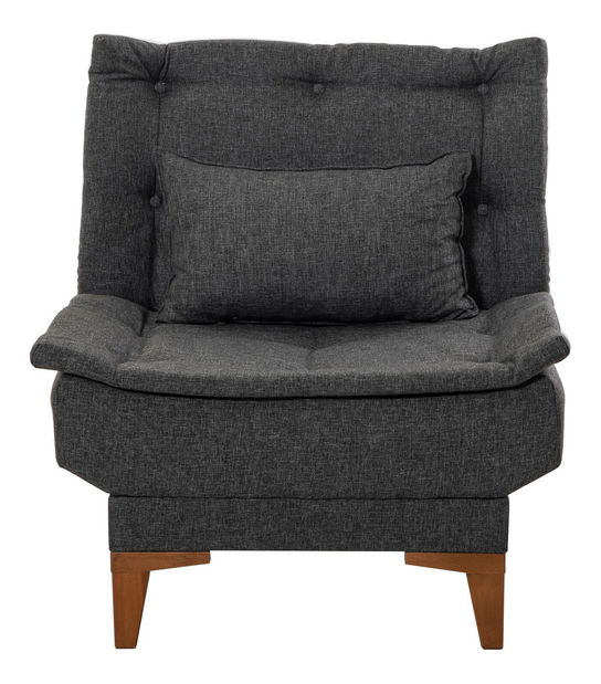 Ülőgarnitúra 3+1 Santic (antracit)