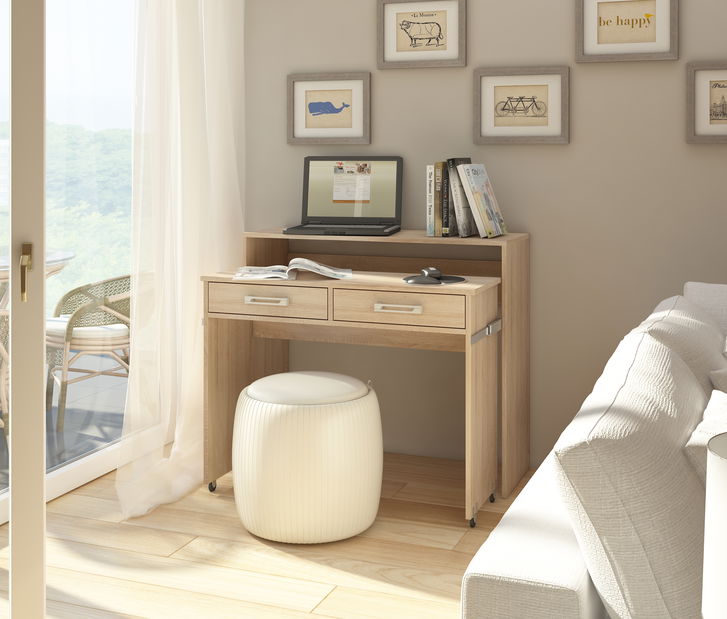 PC stolić Zoe hrast sonoma svijetli 