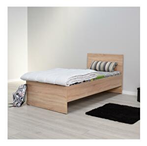Jednostruki krevet 90 cm Vobima 1 (hrast sonoma) (s podnicom)