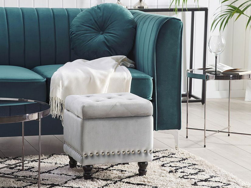 Taburete LARIO (gri deschis) (cu sp. depozitare)