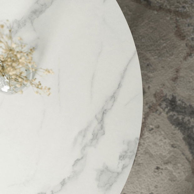 Stolić za kavu Aparentar Max (bijeli mramor) 