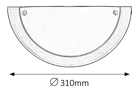 Iluminat de perete Ufo 5181 (satin crom + alb)