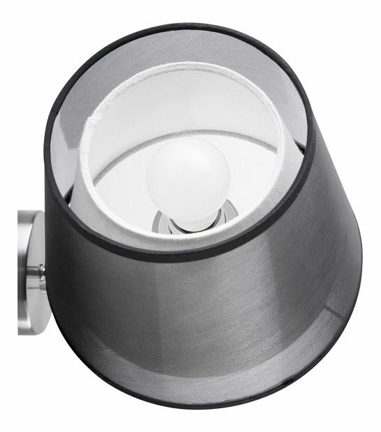 Závesná lampa Comal (sivá)