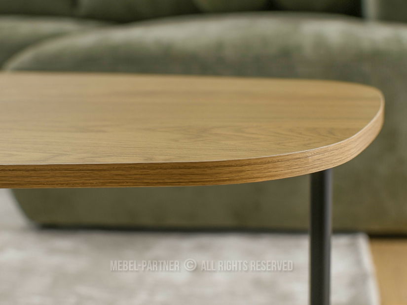 Măsuță de cafea Bigoton (stejar + negru)