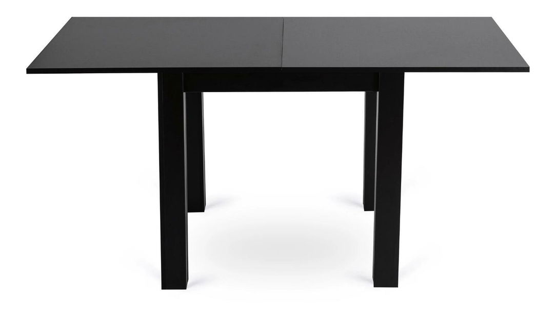 Masă de sufragerie extensibilă Menores (negru) (pentru 4-6 persoane) *vânzare stoc