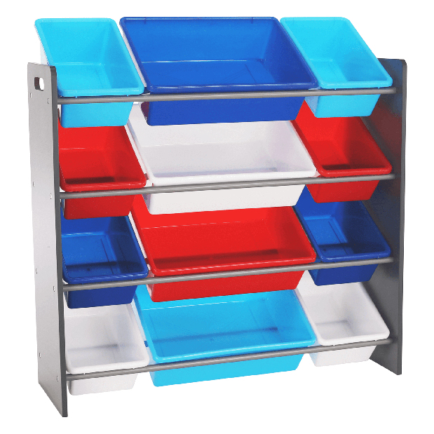 Organizator pentru jucării Kinder 1 (multicolor + gri)