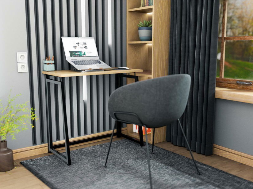 PC stolík Legend 1.5 (čierna + prírodná)