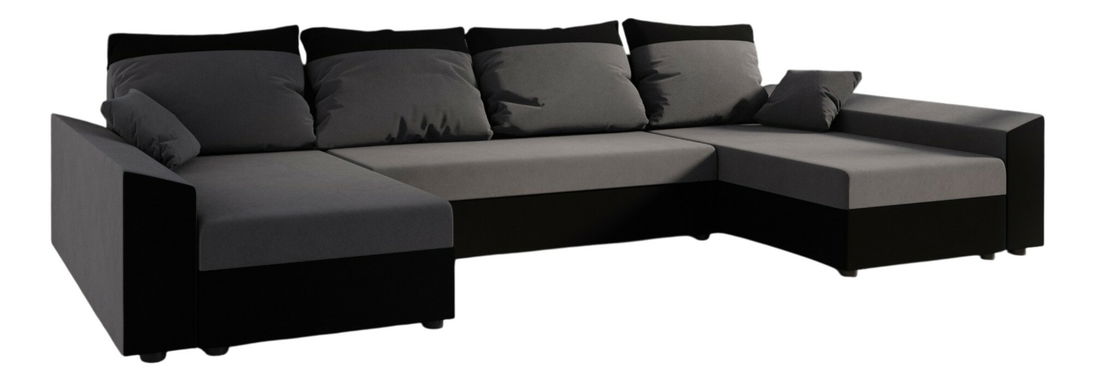 Colțar în formă de U Paragon U (Gri + Negru)