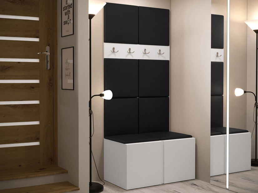 Predsieň Timothy IV (biela + ekokoža Soft 011)