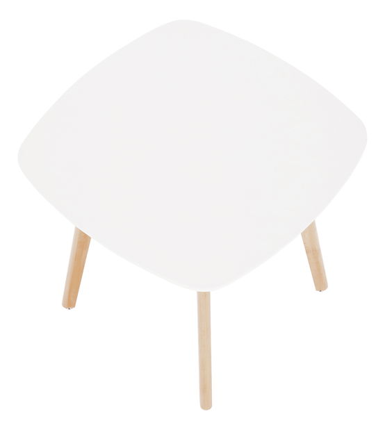 Masă de sufragerie Dejno (alb)