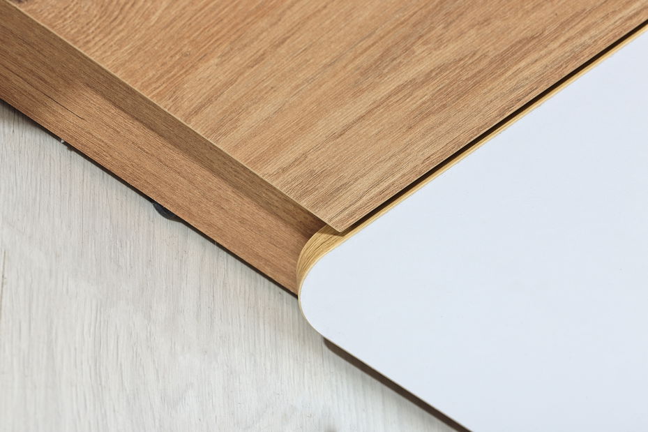 Komoda Lavendon L6 (dub nash + lesk biely)