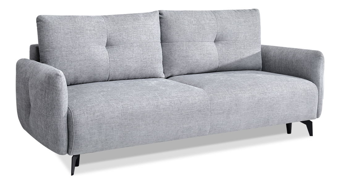 Pohovka dvojsedačka Lasciare (sivá + čierna)