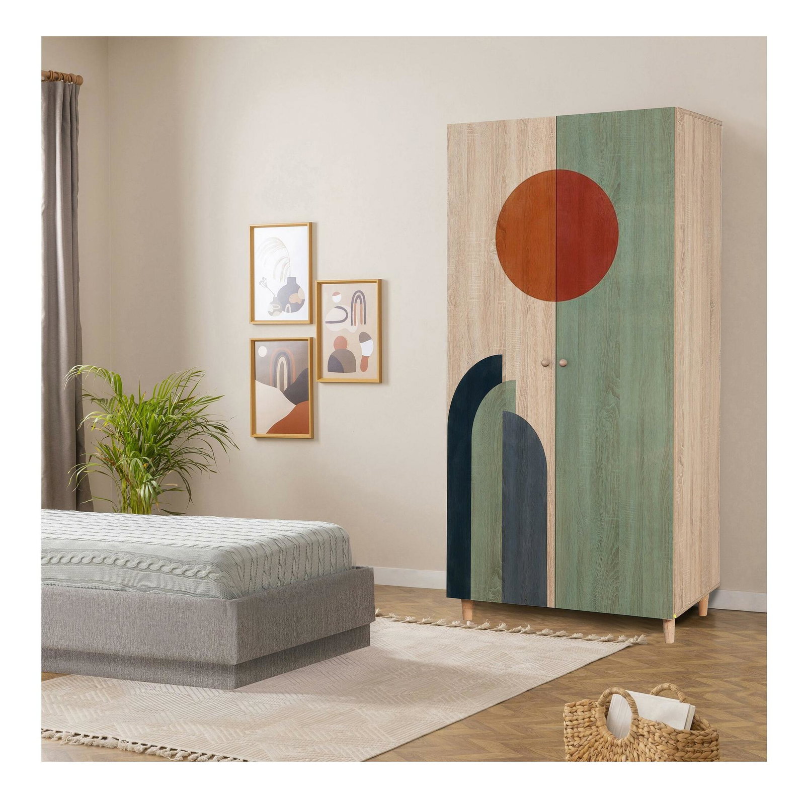 Ruhásszekrény Lydie 972 (sonoma tölgy)