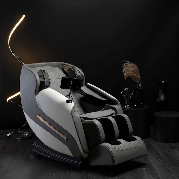 Masažna fotelja Visita Max (siva) 