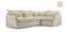Rohová sedačka Eldia (P) (béžová)